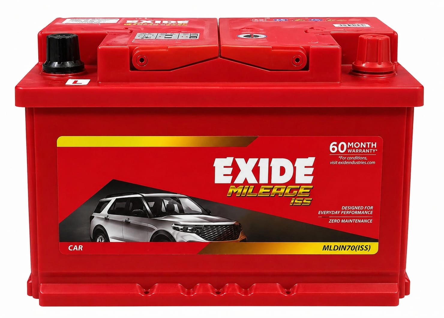 Exide Mileage MLDIN70 (ISS) (70AH)